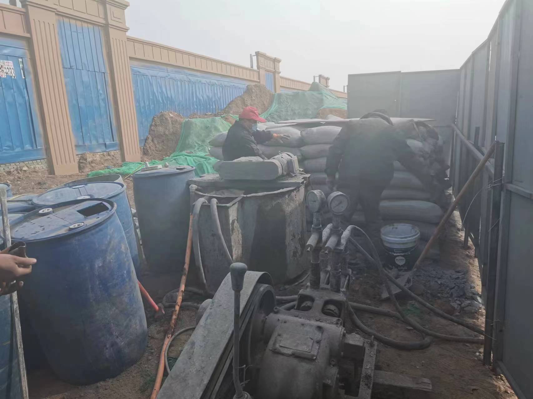 武冈地基沉降注浆加固